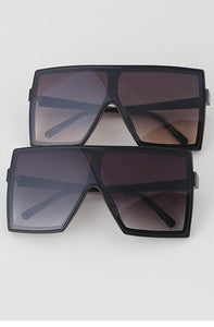 Chic Black Oversized Shades